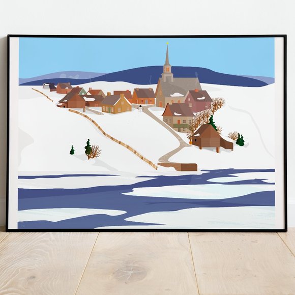 Canadian Winter landscape - Picture 1 of 1